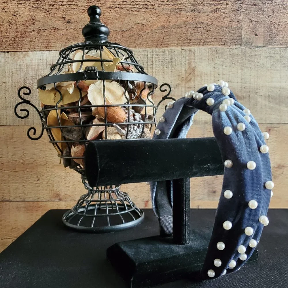 Pearl Velvet Headband